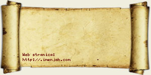 Hana Dubovac vizit kartica